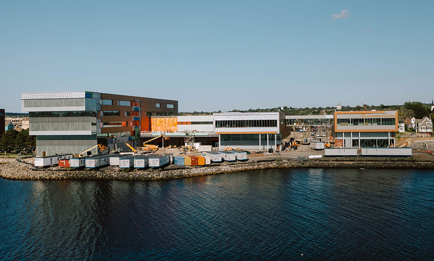 Sydney Waterfront Campus being constructed