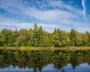 Photo of lake and trees on a sunny day