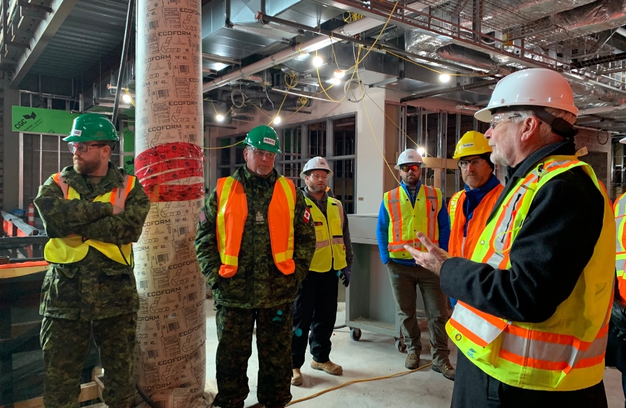 Photo eight of Engineers Nova Scotia construction tour of the new NSCC Sydney Waterfront Campus