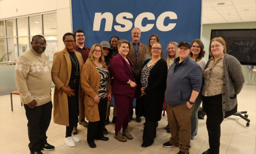 Rob Sobey with NSCC Sobey Award recipients at the celebration event.