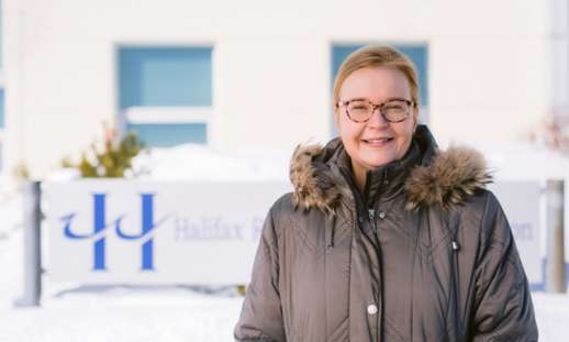 Photo of Cathie O'toole at Halifax Water.