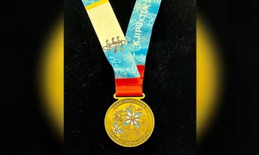 Gold medal for the North American Indigenous Games.