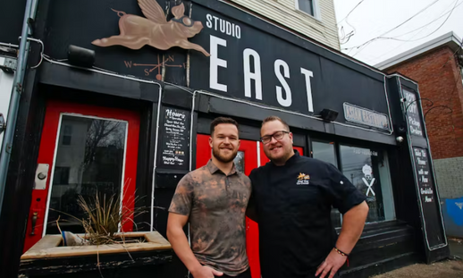 Andre and Guy Pratt, owners of Asia Studio East, seen at their Cunard Street eatery in Halifax.