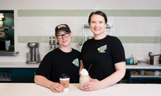 Chefs Kelly-Jo Beck (right) and Lalanya Kaizer (left), co-owners of Easy Street Diner in the Fairview area of Halifax are pictured.