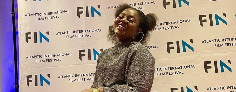 Photo of Juliet Mawusi at the FIN Atlantic International Film Festival