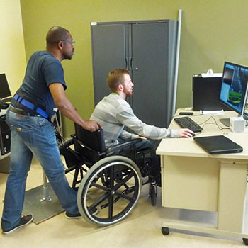 Tension test on the anti-slouch device