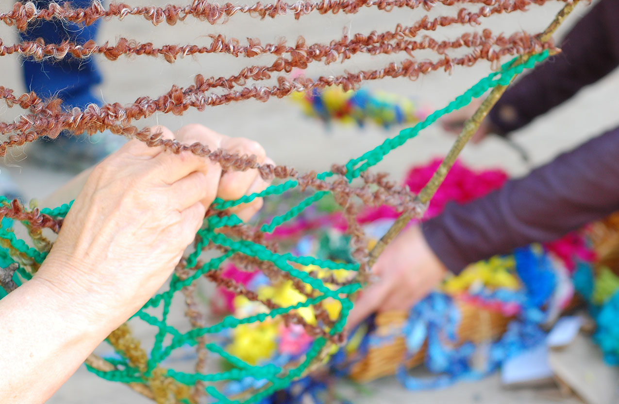 Hands on activities at a workshop