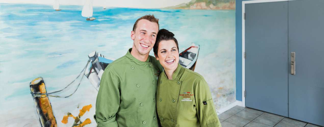 Photo of Mark and Krista Paterson, Marconi Campus Culinary Arts Class of 2015.