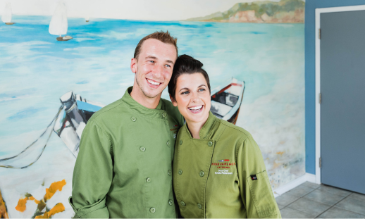 Photo of Mark and Krista Paterson, Marconi Campus Culinary Arts Class of 2015.