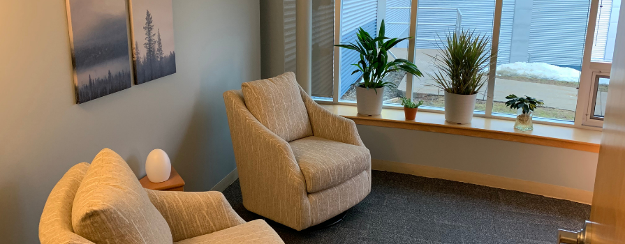 Photo of new quiet space at NSCC Lunenburg Campus