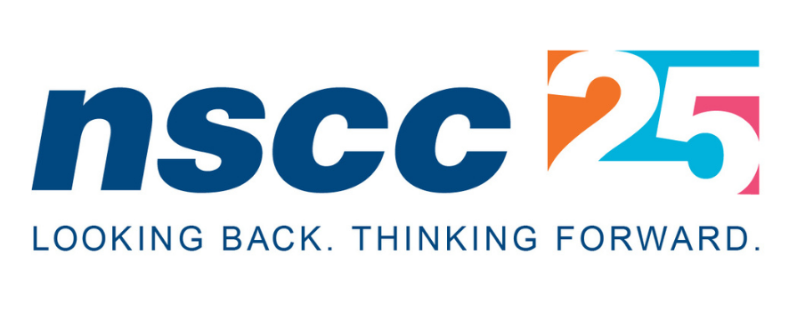 Photo of NSCC's 25th anniversary logo