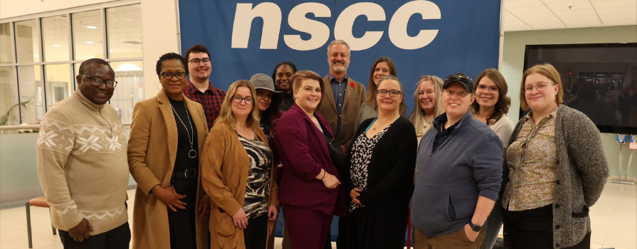 Rob Sobey with NSCC Sobey Award recipients at the celebration event.