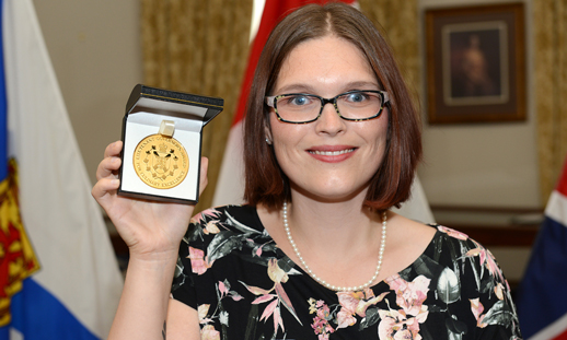 Amanda Green with medal