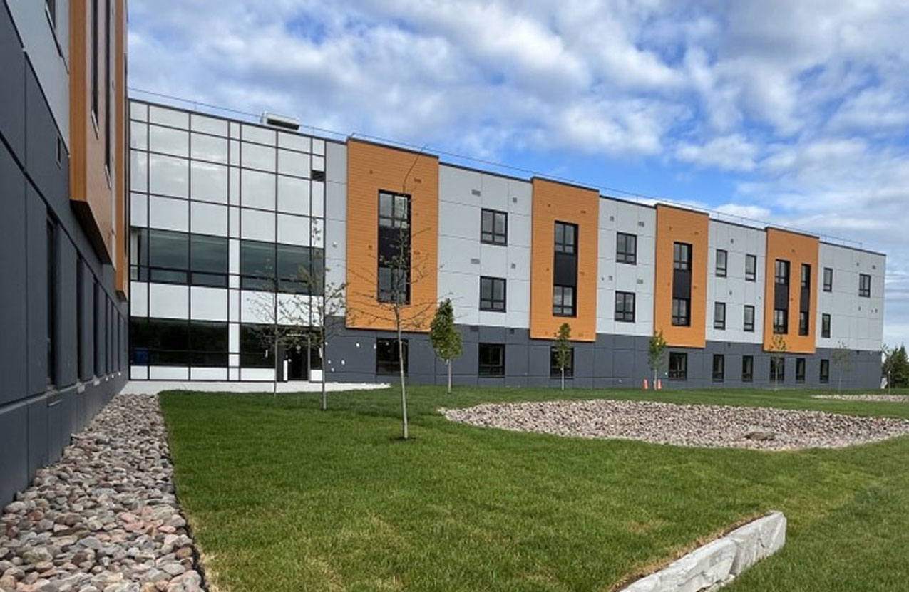 Photo of a new student housing facility at NSCC Akerley Campus. 