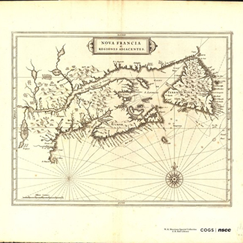 The oldest map of Atlantic Canada