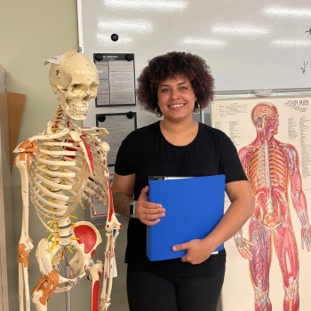 Reanne, a Medical Office Administration student at NSCC’s Institute of Technology Campus.
