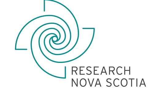 Image has a blue design and reads 'Research Nova Scotia.'