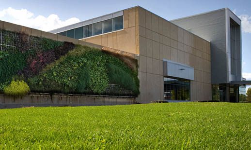 An exterior image of the Centre for the Built Environment at Ivany Campus 