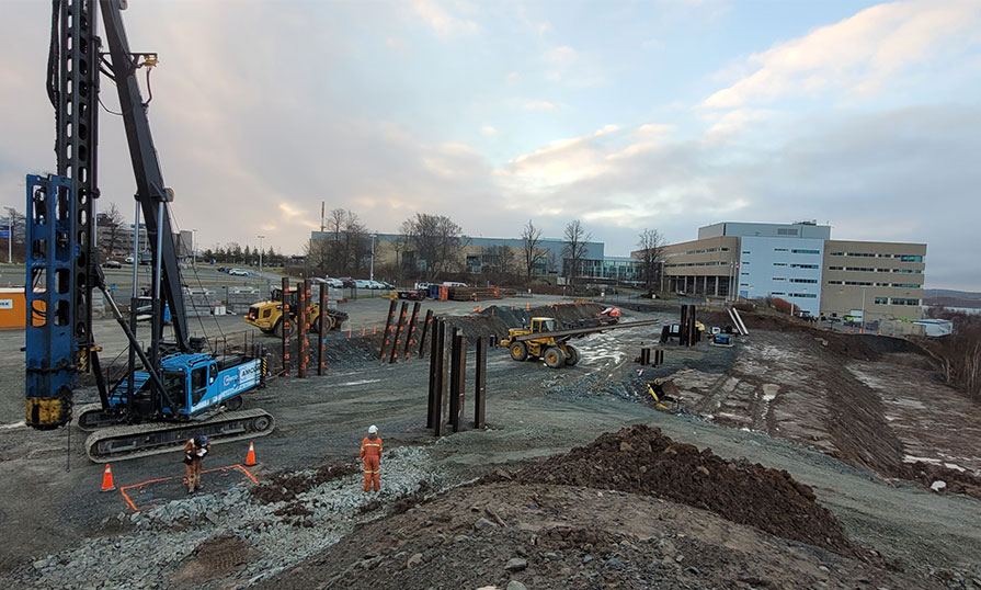 Ivany Campus student housing facility under construction.