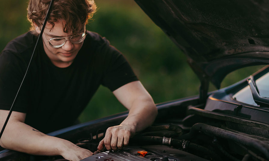 Quinn Legg provides automotive service and repair