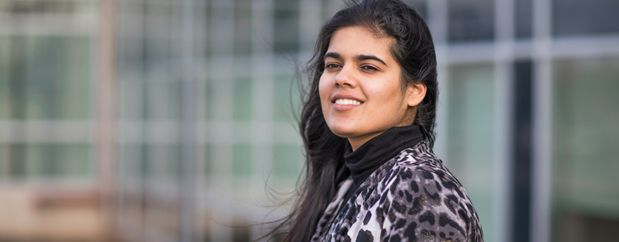 Disha Jaggi travelled to Nova Scotia from India to study Paralegal Services at NSCC.