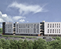 An exterior rendering of Ivany Campus housing.