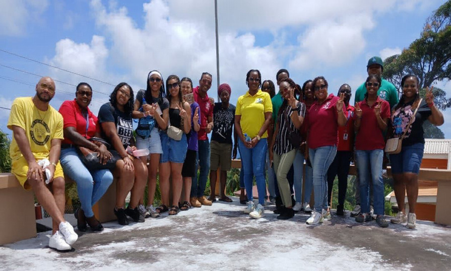 Aaron Fraser in Grenada during the CELPS Program