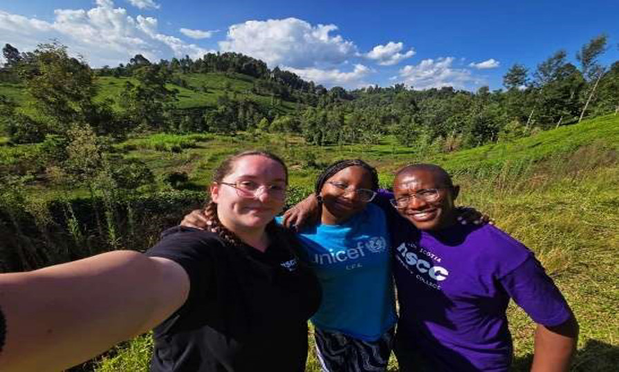 Brandy Miles in Kenya during the Fintech project