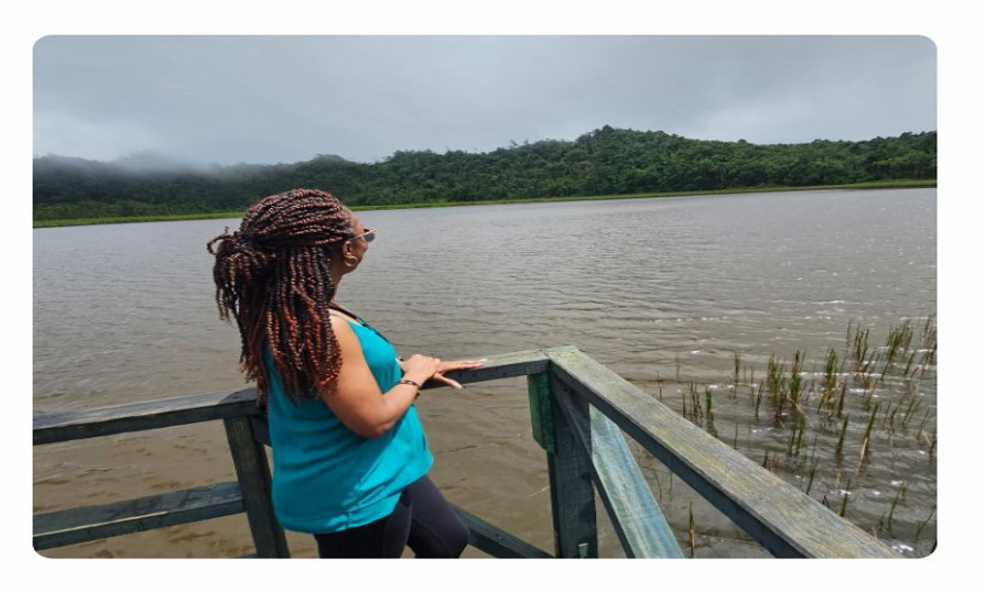 Courtney Oliver in Grenada during the CELPS Program