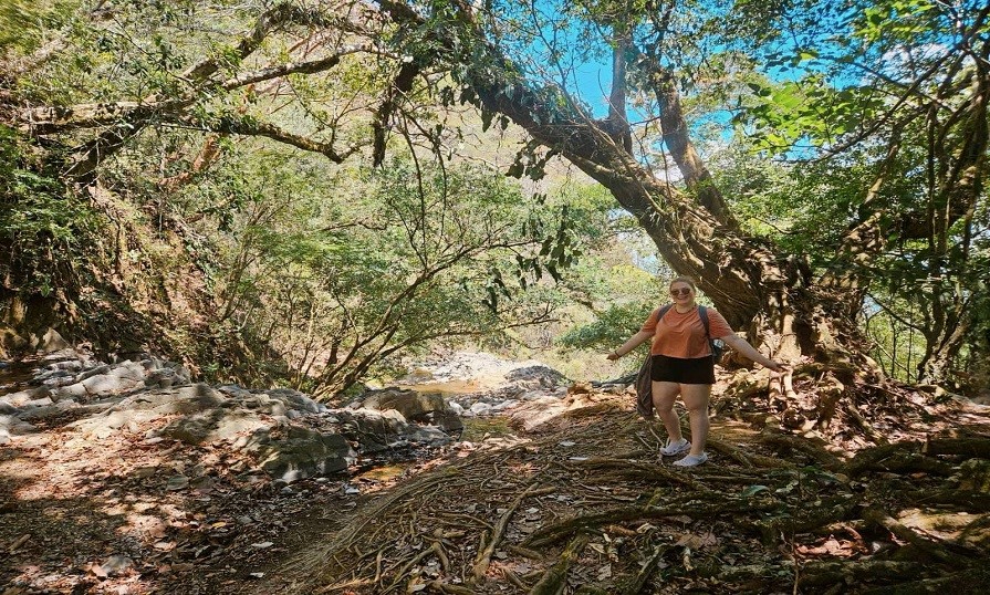 Emmalyn Fraser in Costa Rica for the Indigenous Learning Program