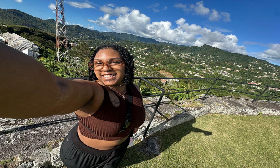 Keona Mae in Grenada during the CELPS Program