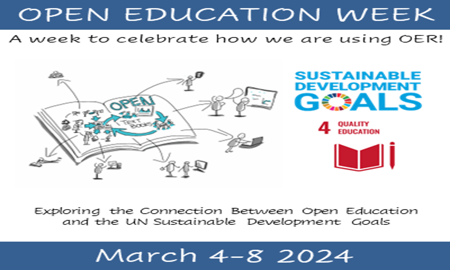 infograph about open education week